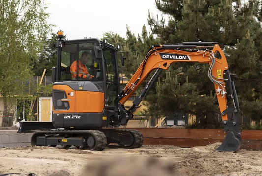 Miniexcavator - Develon DX 27Z-7 Contractor Spec