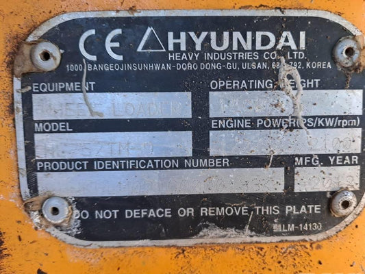 Incarcator frontal - Hyundai HL 757 TM-9