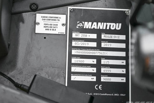 Incarcator telescopic - Manitou MRT 2550