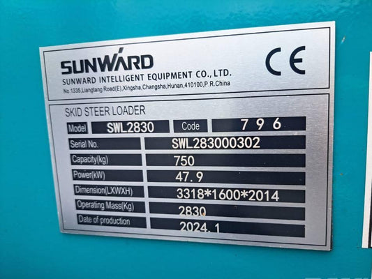 Mini incarcator - Sunward SWL 2830