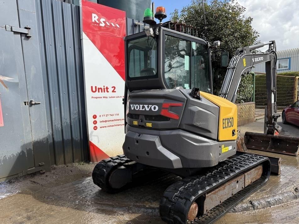 Miniexcavator - Volvo ECR 50 F 5t Mini Excavator just 1464 hours