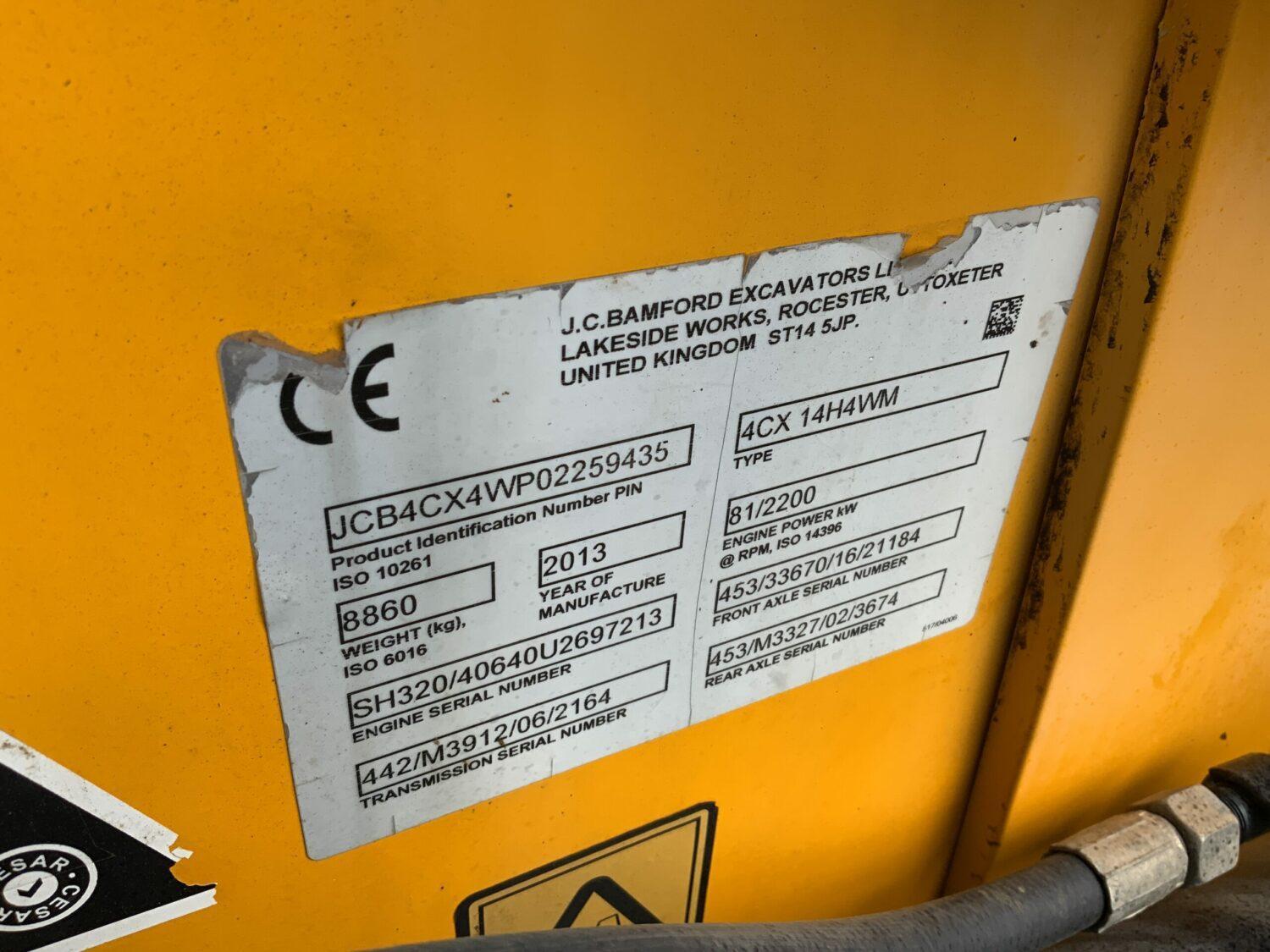 BULDOEXCAVATOR JCB 4CX - VASTech Machinery 