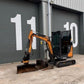 Miniexcavator - Case CX22D Engcon