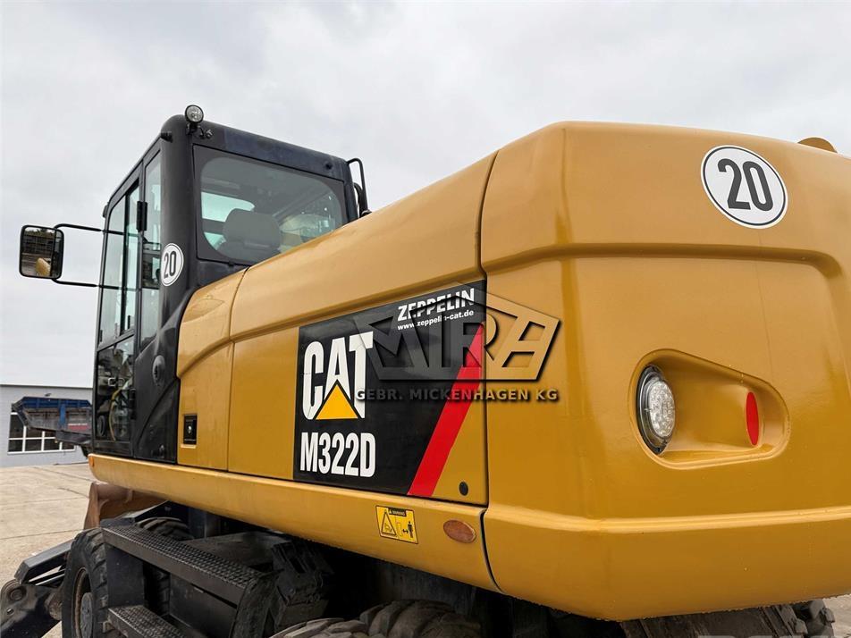 Excavator pe roti - CAT M 322 D Pratzen + Schild