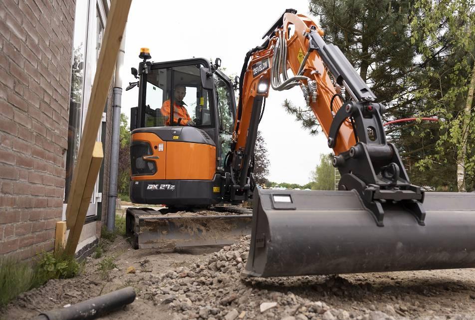 Miniexcavator - Develon DX 27Z-7 Contractor Spec