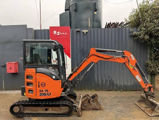 Miniexcavator - Hitachi ZX 26 U-5 A CR 2.7t Mini Excavator