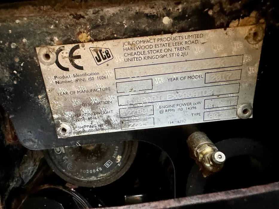 Miniexcavator JCB 8026 - VASTech Machinery 