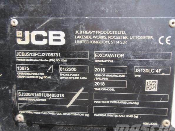Excavator pe senile - JCB JS130LC Plus+