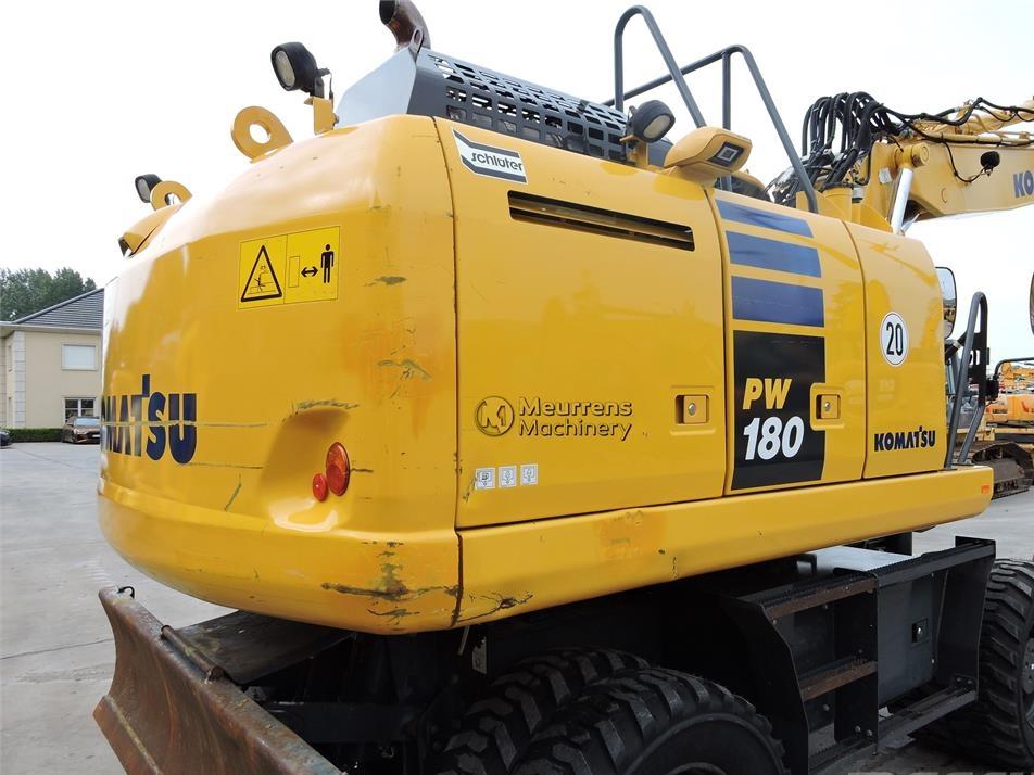 Excavator pe roti - Komatsu PW180-10 German+New tyres