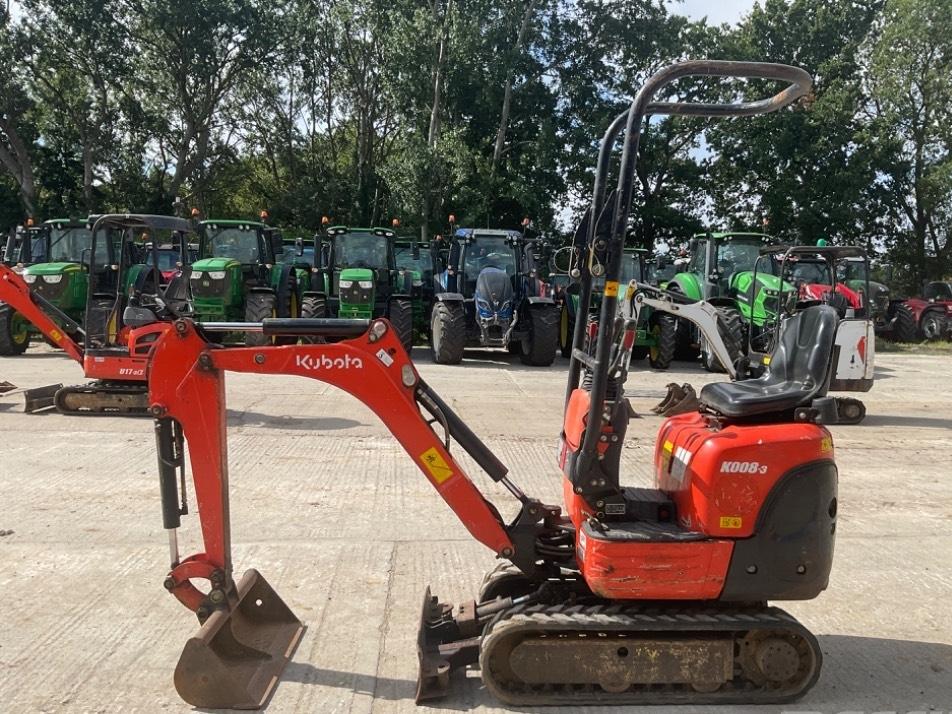 Miniexcavator - Kubota K 008-3