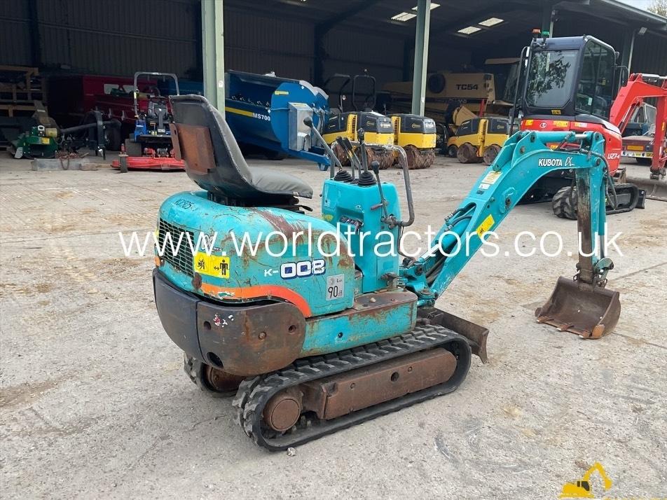 Miniexcavator - Kubota K 008
