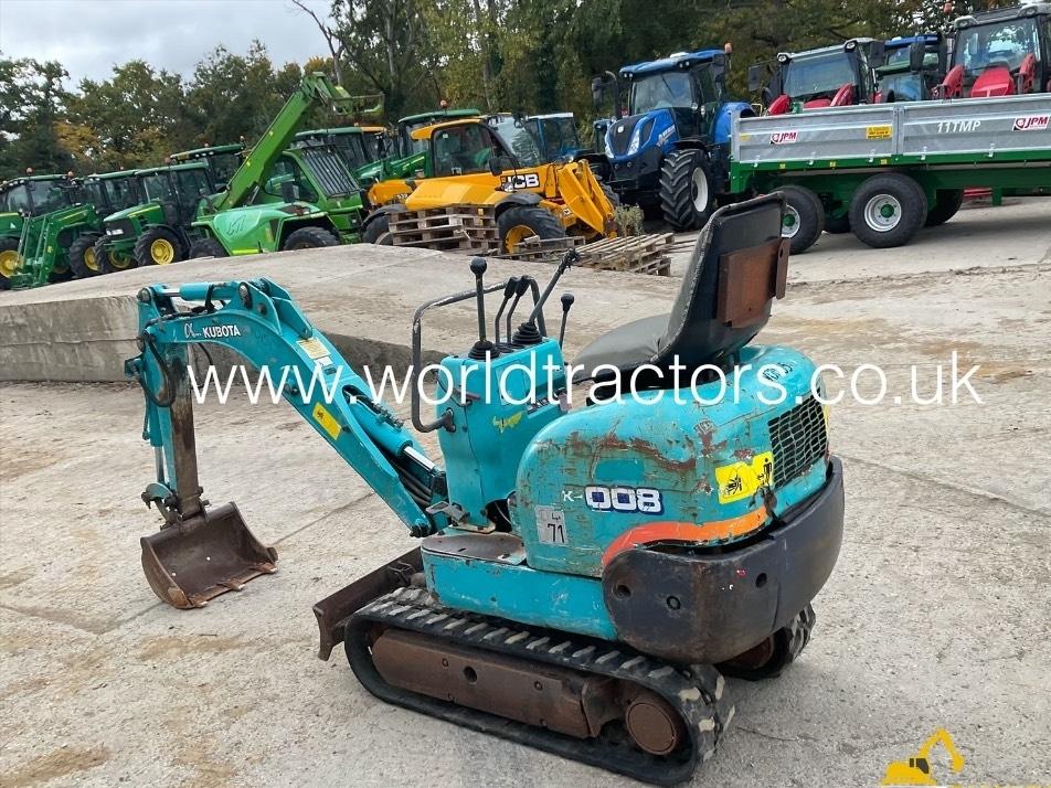Miniexcavator - Kubota K 008