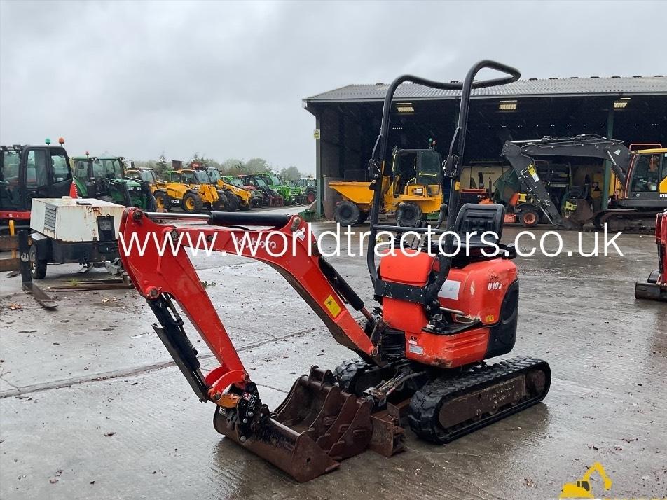 Miniexcavator - Kubota U 10-3
