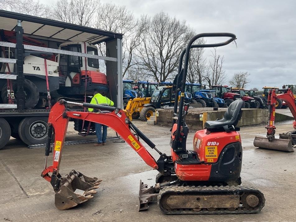 Miniexcavator - Kubota U 10-3