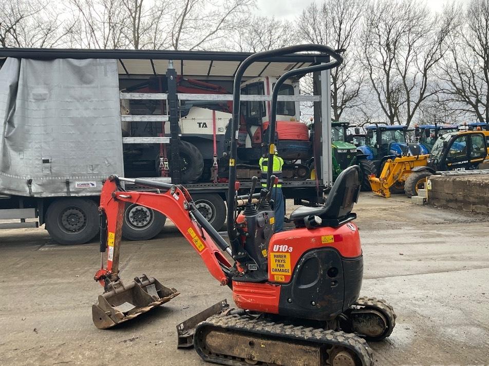 Miniexcavator - Kubota U 10-3