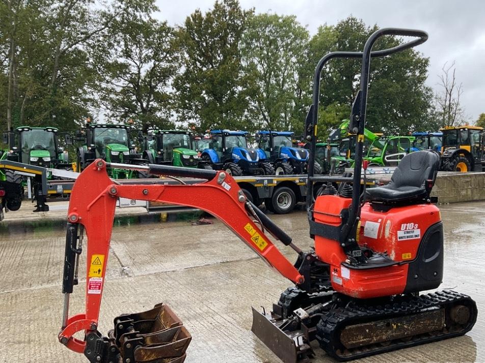 Miniexcavator - Kubota U 10-3