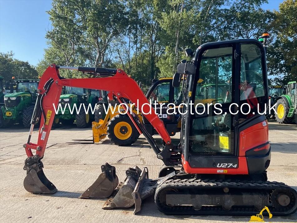 Miniexcavator - Kubota U 27-4