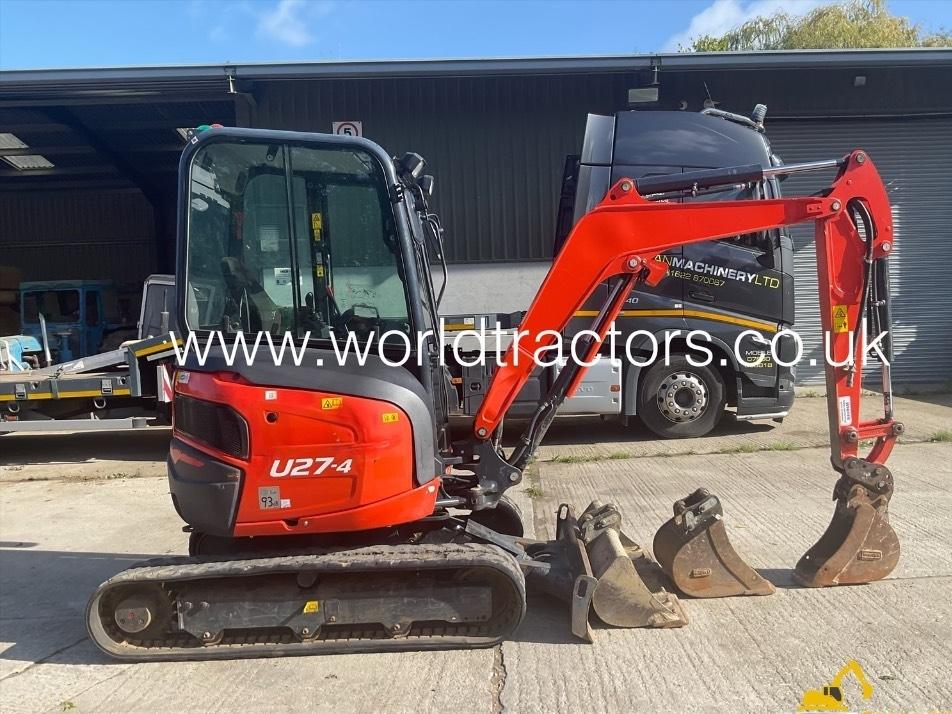 Miniexcavator - Kubota U 27-4