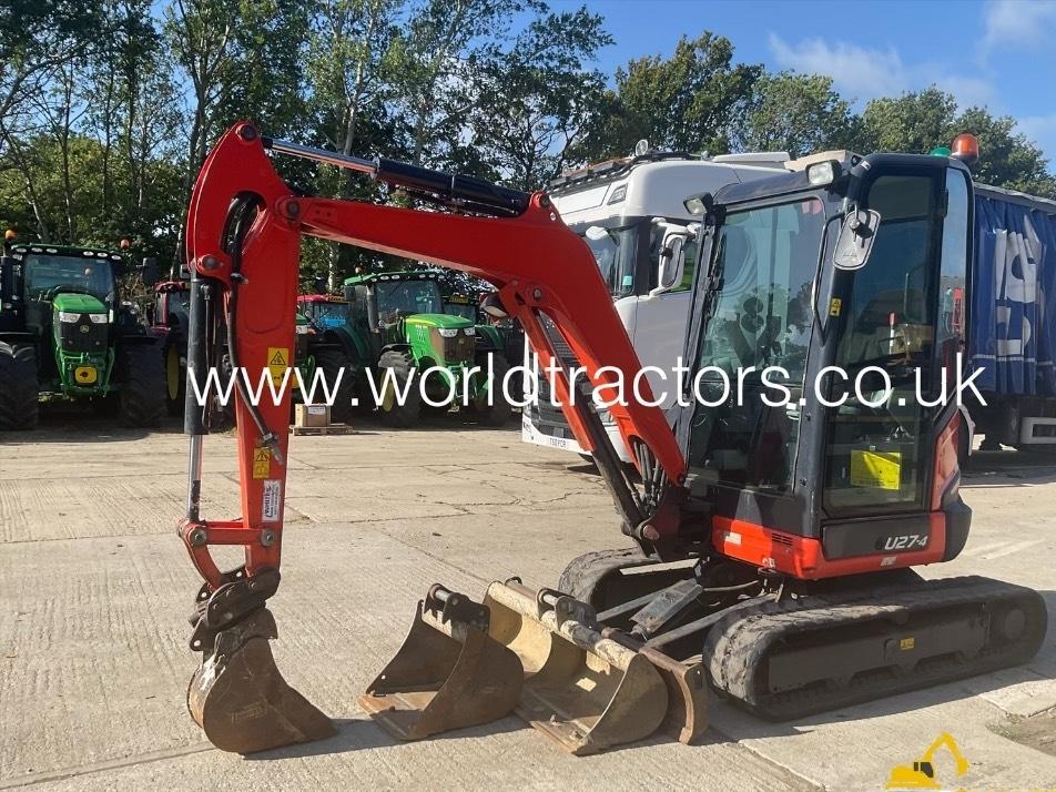 Miniexcavator - Kubota U 27-4