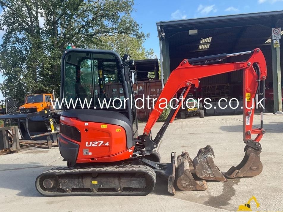 Miniexcavator - Kubota U 27-4