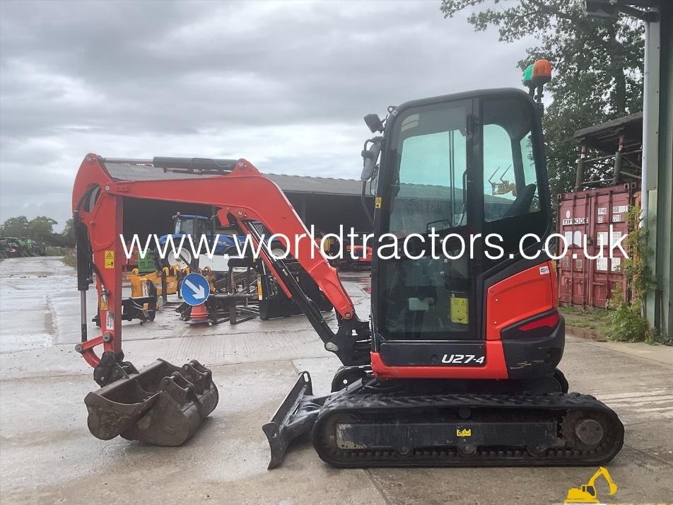 Miniexcavator - Kubota U 27-4