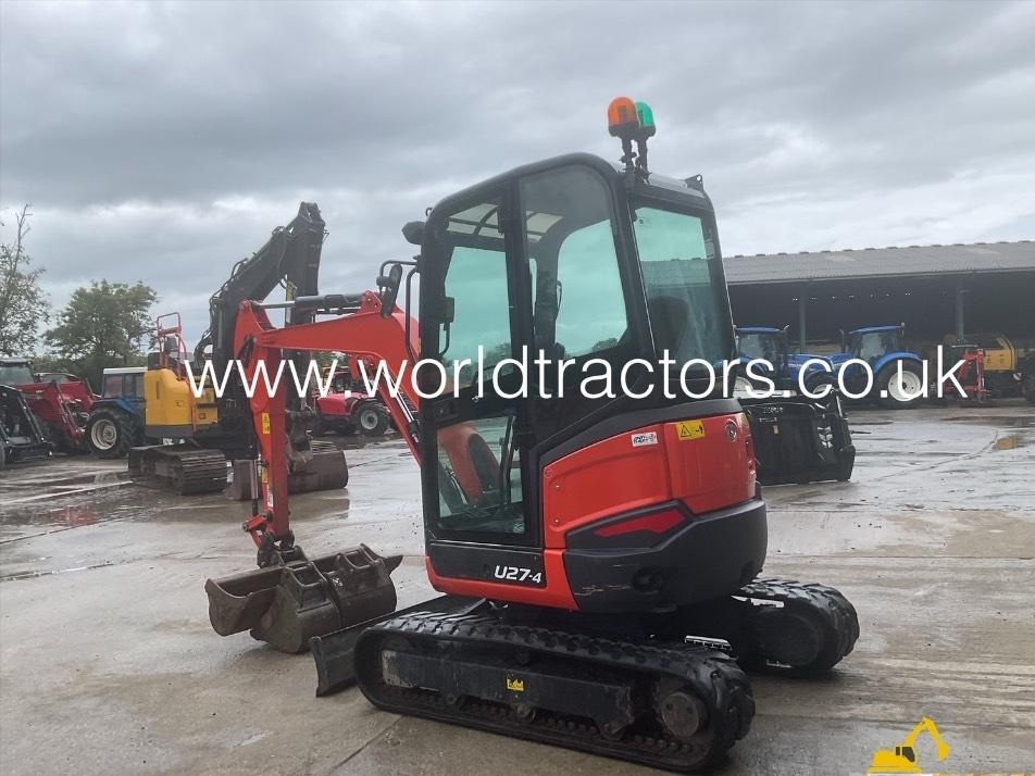 Miniexcavator - Kubota U 27-4