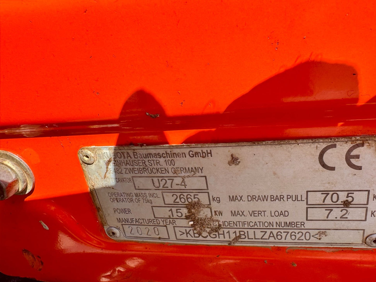 Utilaj - Kubota U27 - VASTech Machinery