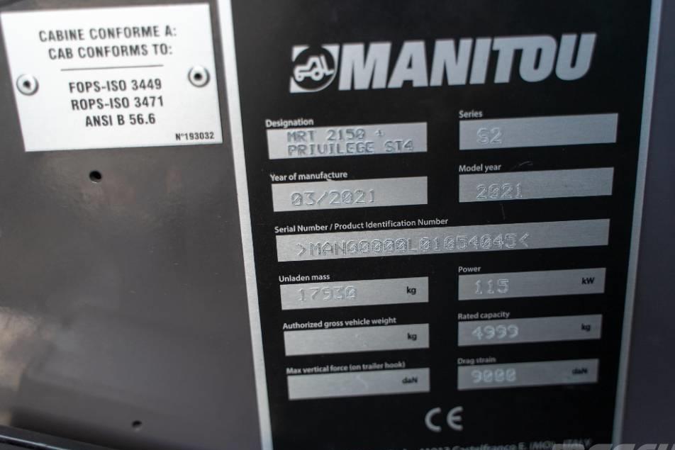 Incarcator telescopic - Manitou MRT 2150 Plus