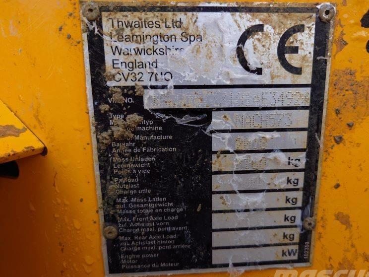 Dumper - Thwaites MACH573 3T P/S Dumper