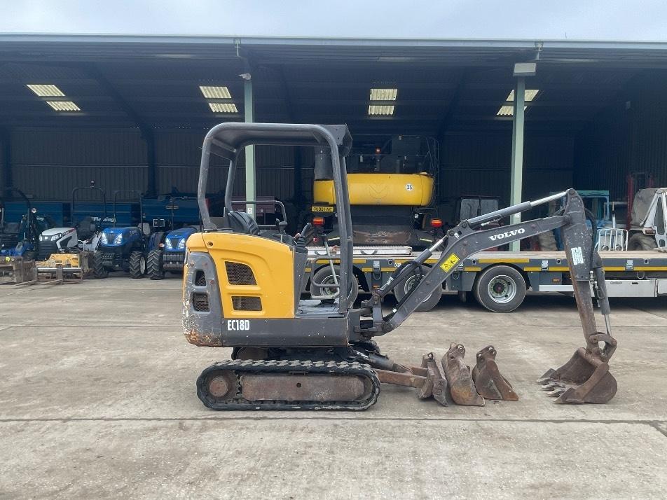 Miniexcavator - Volvo EC 18