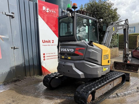 Miniexcavator - Volvo ECR 50 F 5t Mini Excavator just 1464 hours