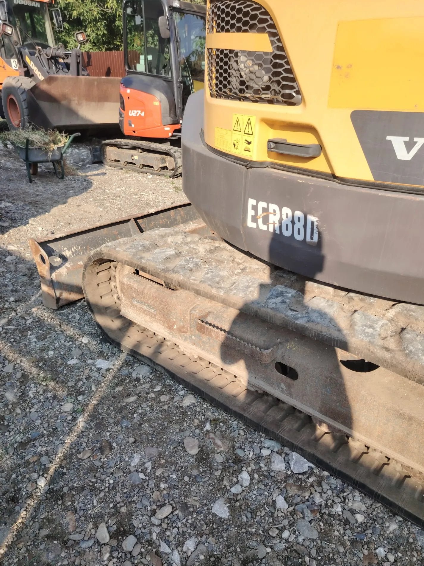 Midiexcavator - Volvo ECR88