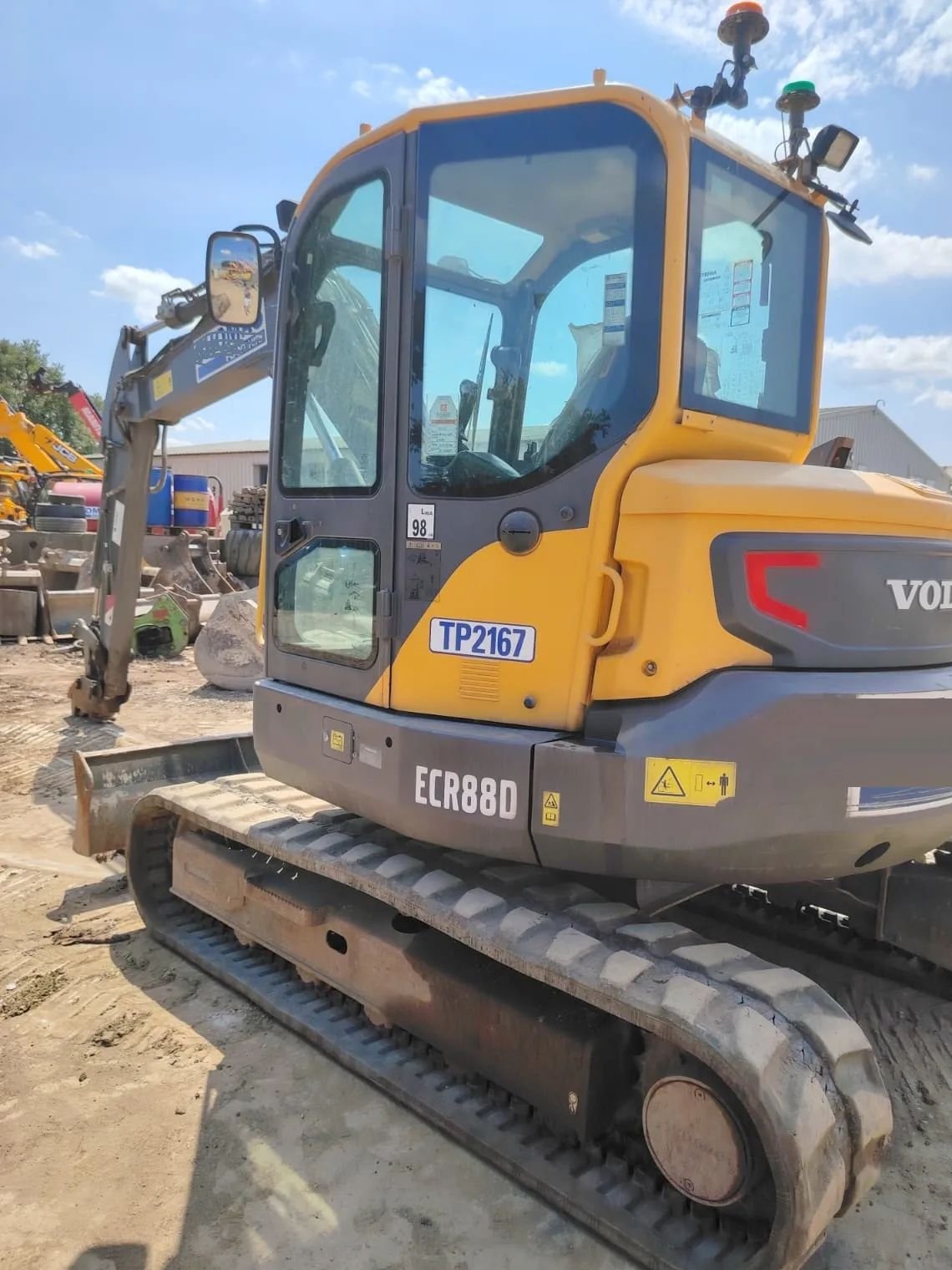 Midiexcavator - Volvo ECR88