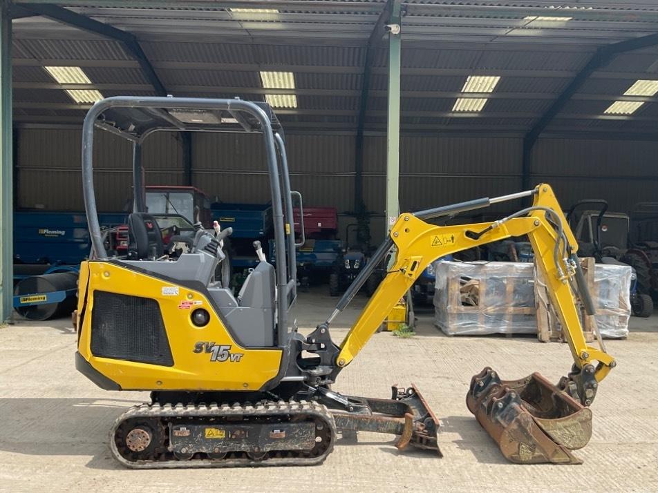 Miniexcavator - Yanmar SV 15 VT